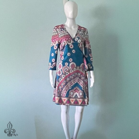 💐Julie Brown Wrap Dress💐 - Picture 1 of 11